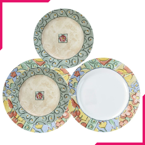 Corelle 18 Pcs Set Water Color - IMP - bakeware bake house kitchenware bakers supplies baking