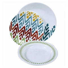 Corelle 18 Pcs Set Zamba - Vive - bakeware bake house kitchenware bakers supplies baking