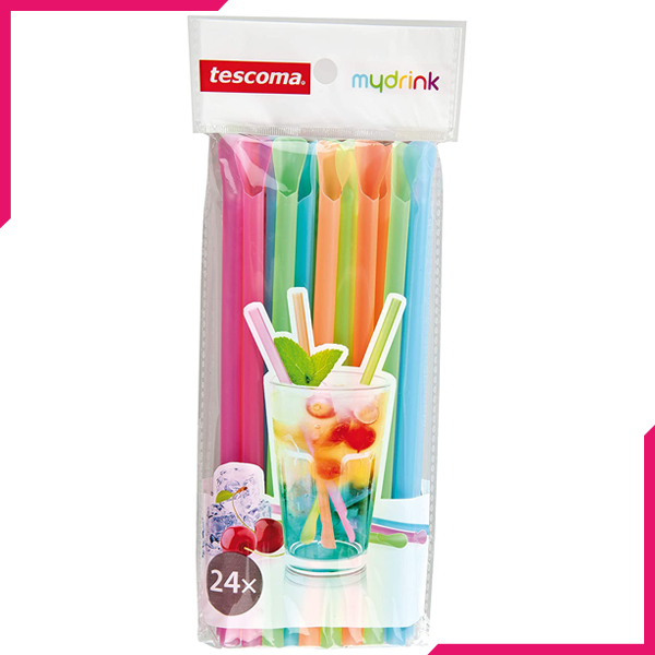 Tescoma Mydrink Drinking Straws with Mixer - bakeware bake house kitchenware bakers supplies baking