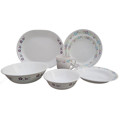 Corelle Livingware Series 32 Pcs Set Florets - bakeware bake house kitchenware bakers supplies baking