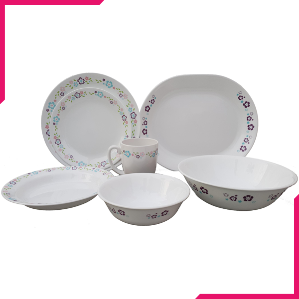 Corelle Livingware Series 32 Pcs Set Florets - bakeware bake house kitchenware bakers supplies baking
