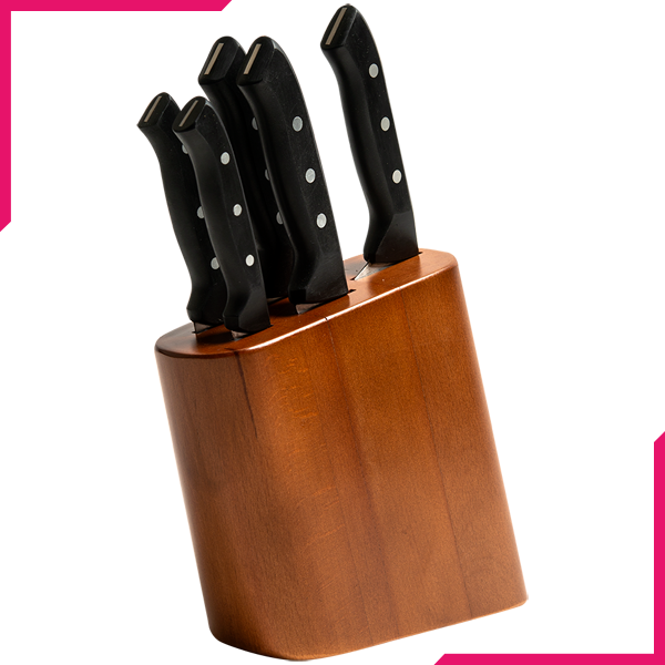 Pirge Profi Knife Set with Block - bakeware bake house kitchenware bakers supplies baking