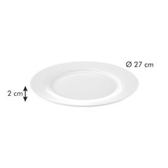 Tescoma Dinner Plate 27cm - bakeware bake house kitchenware bakers supplies baking