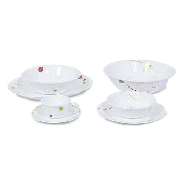 Corelle Deluxe Series 40 Pcs Set Royal Sequins - bakeware bake house kitchenware bakers supplies baking