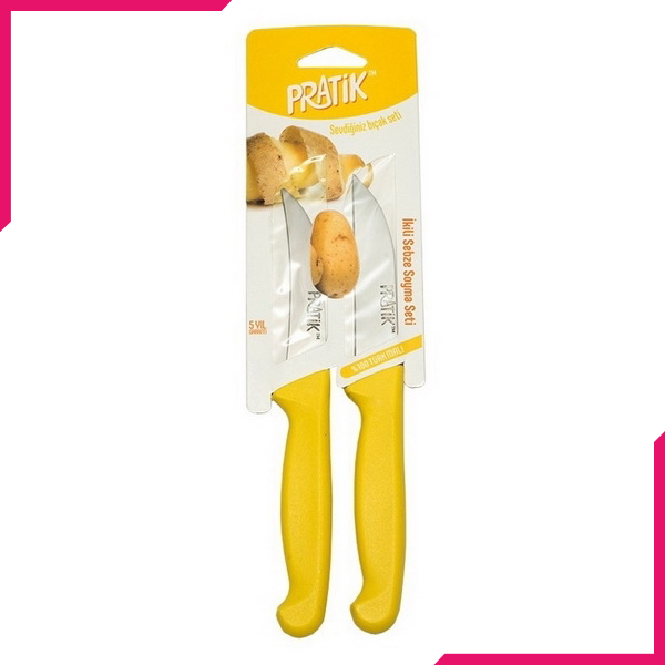 Pirge Pratik Paring Knife Set 2Pcs - bakeware bake house kitchenware bakers supplies baking