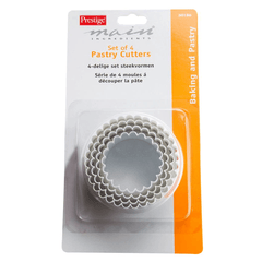 Prestige 4Pcs Pastry Cutter - bakeware bake house kitchenware bakers supplies baking