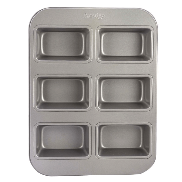 Prestige 6Cup mini Loaf Pan - bakeware bake house kitchenware bakers supplies baking