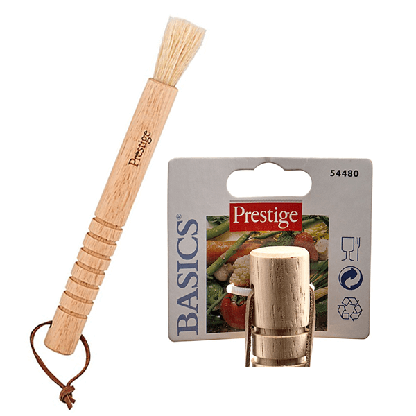 Prestige Pastry Brush Wood - bakeware bake house kitchenware bakers supplies baking