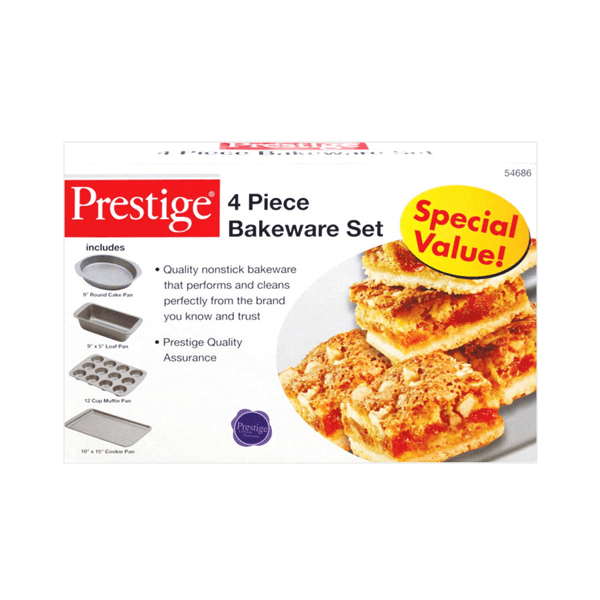 Prestige 4Pcs Bakeware Set - bakeware bake house kitchenware bakers supplies baking