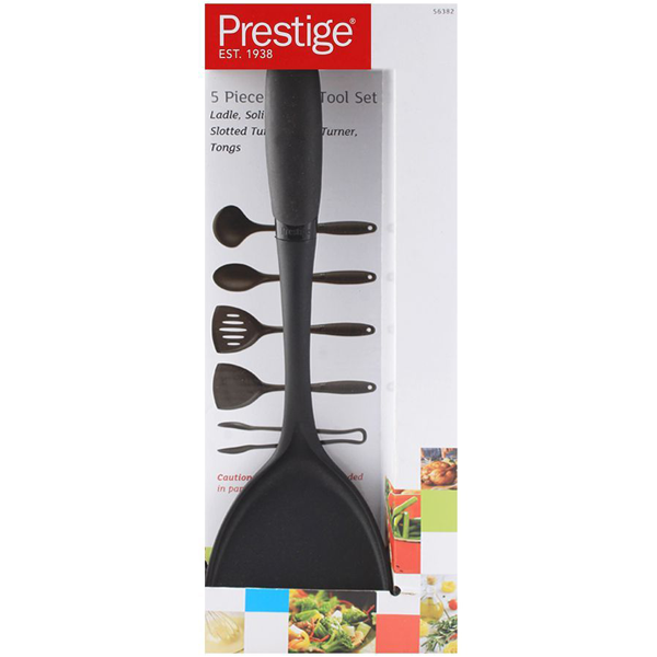 Prestige Nylon Tools Spoon Set 5Pcs - bakeware bake house kitchenware bakers supplies baking