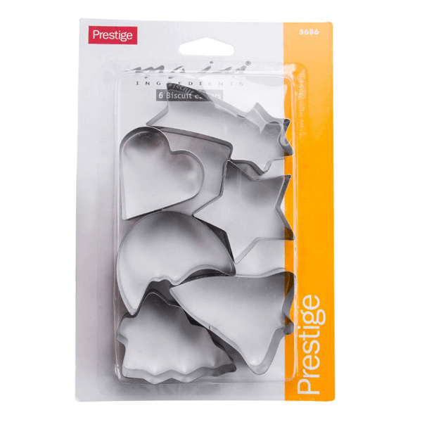 Prestige 6Pcs Buiscuit Cutter - bakeware bake house kitchenware bakers supplies baking