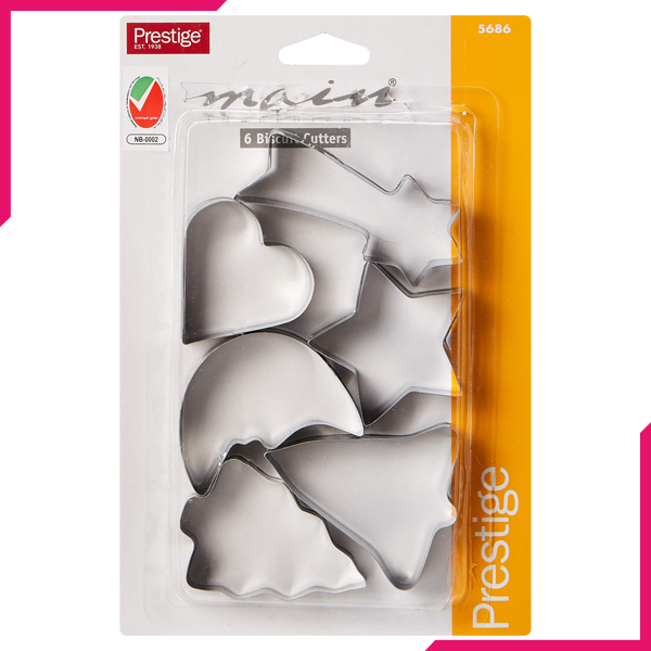 Prestige 6Pcs Buiscuit Cutter - bakeware bake house kitchenware bakers supplies baking