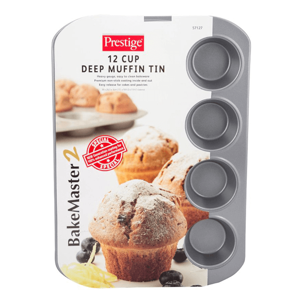 Prestige 12Cup Muff Pan - bakeware bake house kitchenware bakers supplies baking