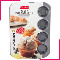 Prestige 12Cup Muff Pan - bakeware bake house kitchenware bakers supplies baking