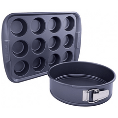 Prestige Spring And 12 Cup Muff Pan - bakeware bake house kitchenware bakers supplies baking