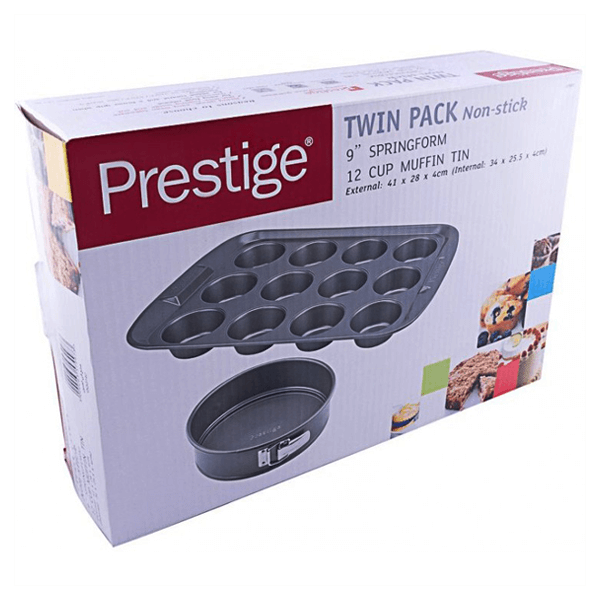 Prestige Spring And 12 Cup Muff Pan - bakeware bake house kitchenware bakers supplies baking