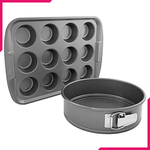 Prestige Spring And 12 Cup Muff Pan - bakeware bake house kitchenware bakers supplies baking