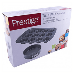 Prestige Spring And 12 Cup Muff Pan - bakeware bake house kitchenware bakers supplies baking