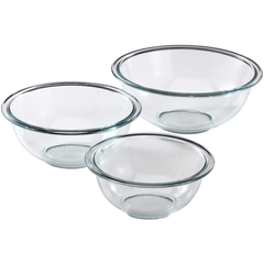 Pyrex Mixing Bowl Set - bakeware bake house kitchenware bakers supplies baking