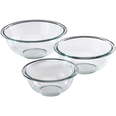 Pyrex Mixing Bowl Set - bakeware bake house kitchenware bakers supplies baking