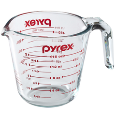 Pyrex 2-Cup Glass Measuring Cup 500ml - bakeware bake house kitchenware bakers supplies baking