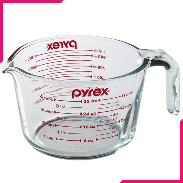 Pyrex Glass Measuring Cup - bakeware bake house kitchenware bakers supplies baking
