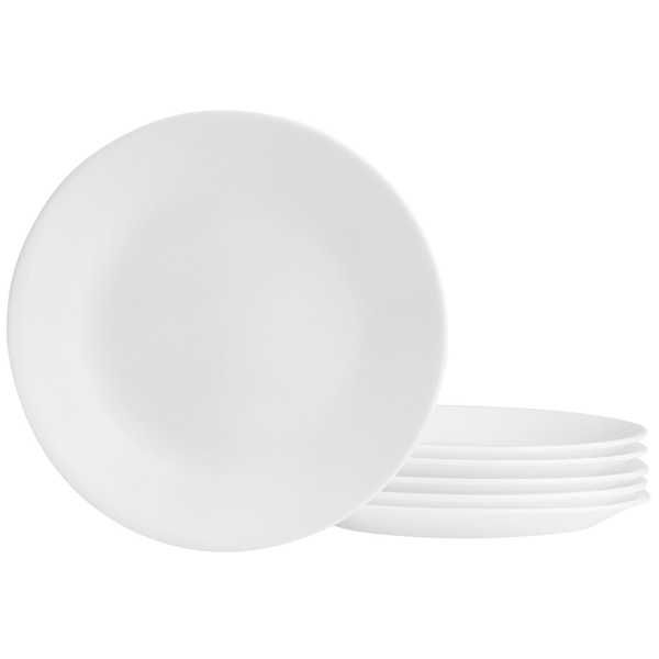 Corelle Livingware 6.75" Bread Butter Plate Winter Frost White - bakeware bake house kitchenware bakers supplies baking