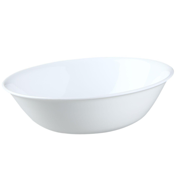 Corelle Livingware 1 qt Serving Bowl Winter Frost White - bakeware bake house kitchenware bakers supplies baking