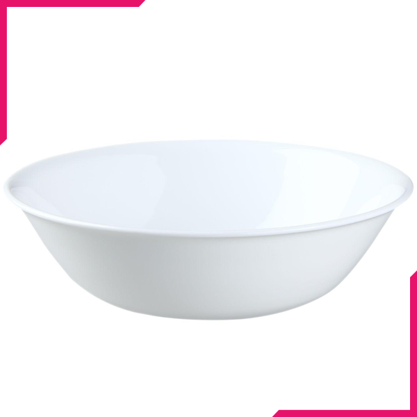 Corelle Livingware 1 qt Serving Bowl Winter Frost White - bakeware bake house kitchenware bakers supplies baking