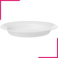 Corelle Livingware 15oz Rimmed Plate Winter Frost White - bakeware bake house kitchenware bakers supplies baking