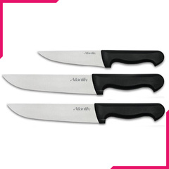 Pirge Atlantik Multipurpose Knife Set 3Pcs - bakeware bake house kitchenware bakers supplies baking