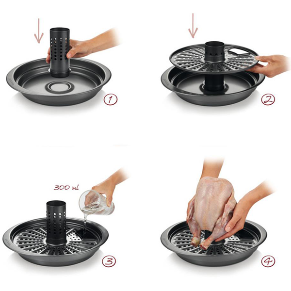 Tescoma Chicken & Side Dish Roasting Pan - bakeware bake house kitchenware bakers supplies baking