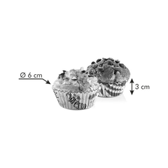 Tescoma Delicia Cupcake Liners 60Pcs - bakeware bake house kitchenware bakers supplies baking