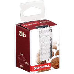 Tescoma Mini White Paper Baking Cup - bakeware bake house kitchenware bakers supplies baking