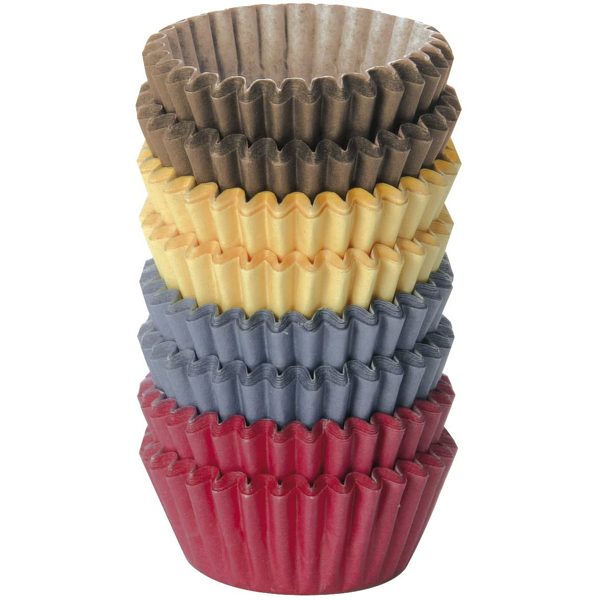 Tescoma Cupcake Liner Coloured Paper - bakeware bake house kitchenware bakers supplies baking