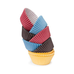 Tescoma Cupcake Liner Coloured Paper - bakeware bake house kitchenware bakers supplies baking