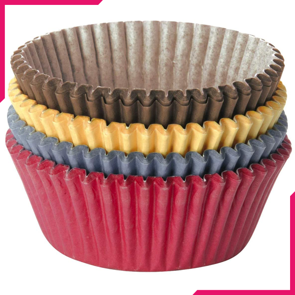 Tescoma Cupcake Liner Coloured Paper - bakeware bake house kitchenware bakers supplies baking