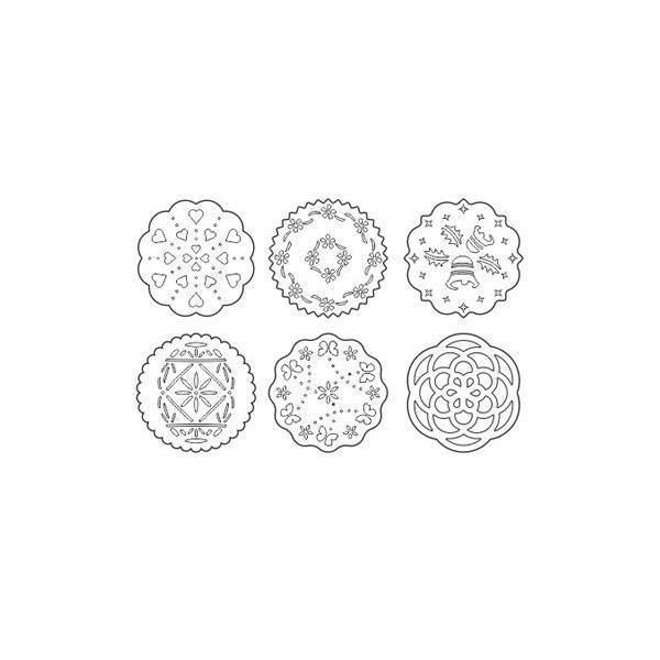 Tescoma Delicia Decorating Templates - bakeware bake house kitchenware bakers supplies baking