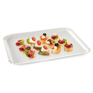 Tescoma Delicia Tray White 42x31cm - bakeware bake house kitchenware bakers supplies baking