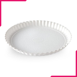 Tescoma Delicia Round Tray White 30cm - bakeware bake house kitchenware bakers supplies baking