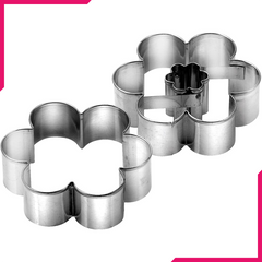 Tescoma Delicia 2pcs Flower Shortcake - bakeware bake house kitchenware bakers supplies baking