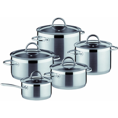 Tescoma Vision 10Pcs Stainless Steel Cookware Set - bakeware bake house kitchenware bakers supplies baking