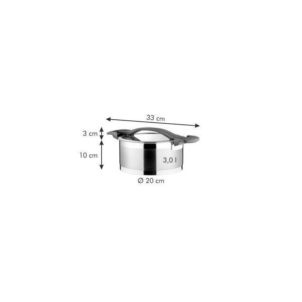 Tescoma Casserole with Cover 20cm Ultima - bakeware bake house kitchenware bakers supplies baking