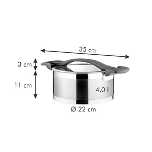 Tescoma Casserole with Cover 22cm Ultima - bakeware bake house kitchenware bakers supplies baking