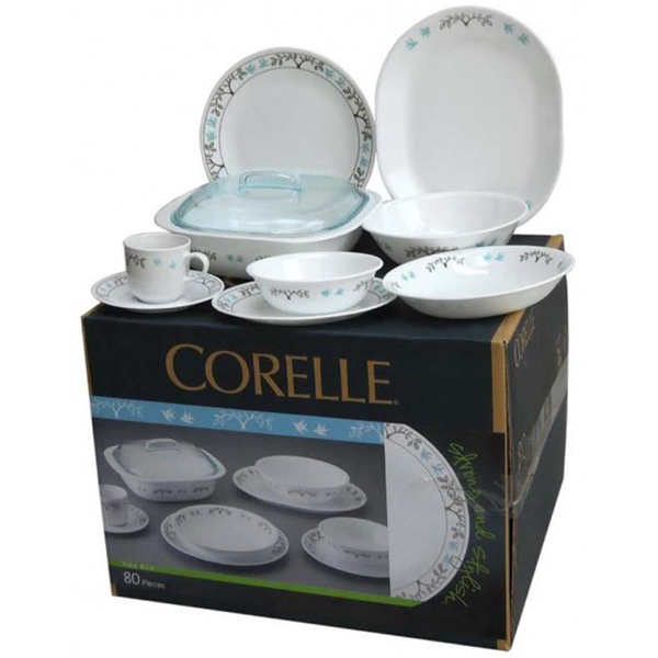 Corelle Livingware Series 80 Pcs Set Tree Bird - bakeware bake house kitchenware bakers supplies baking