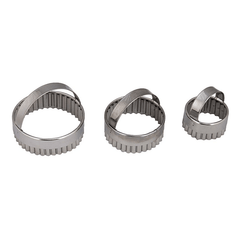 Prestige 3Pcs Biscuit Cutter - bakeware bake house kitchenware bakers supplies baking