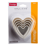 Prestige 5Pcs Heart Shape Pastry - bakeware bake house kitchenware bakers supplies baking