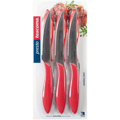 Tescoma Presto Steak Knives Red 12cm