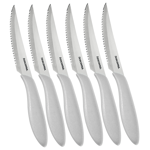 Tescoma Presto Steak Knives White 12cm - bakeware bake house kitchenware bakers supplies baking