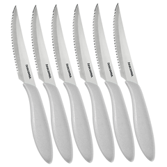 Tescoma Presto Steak Knives White 12cm - bakeware bake house kitchenware bakers supplies baking